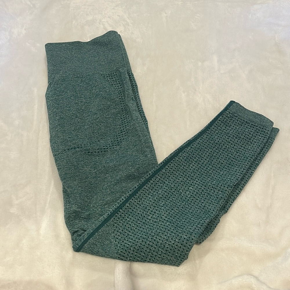 Green M workout leggings
